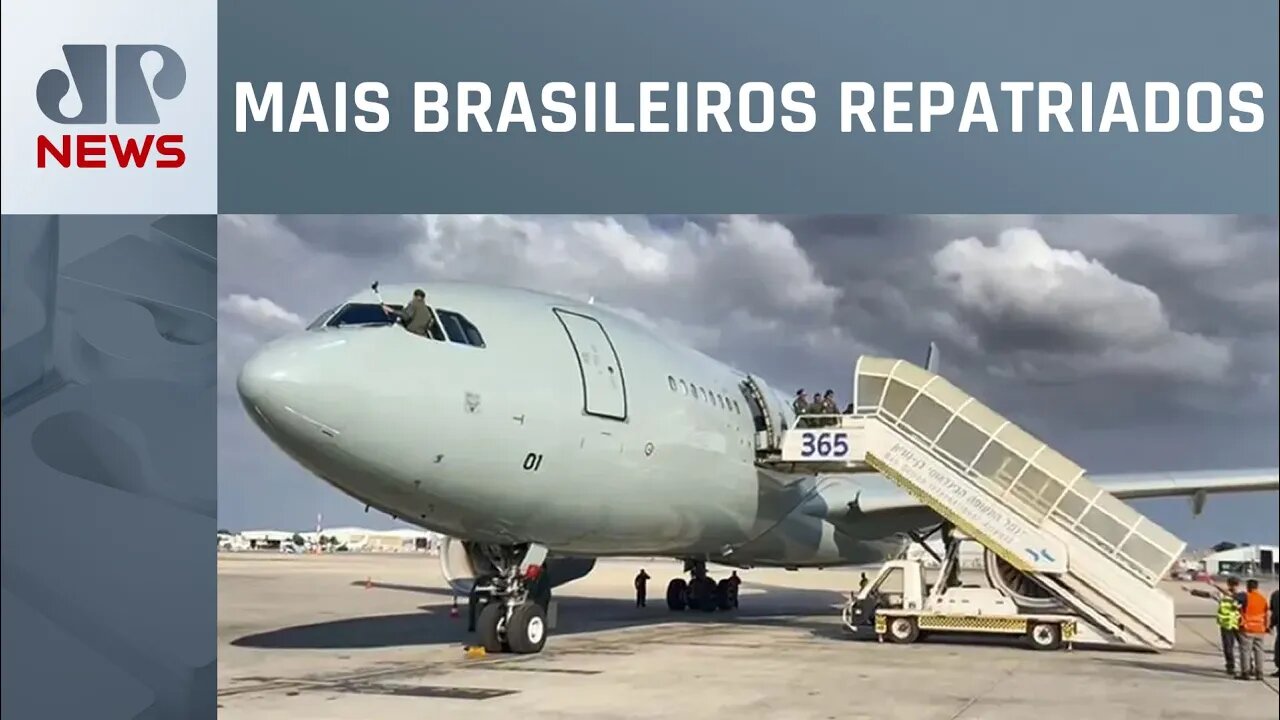 Quarto avião da FAB decola de Israel e está a caminho do Brasil