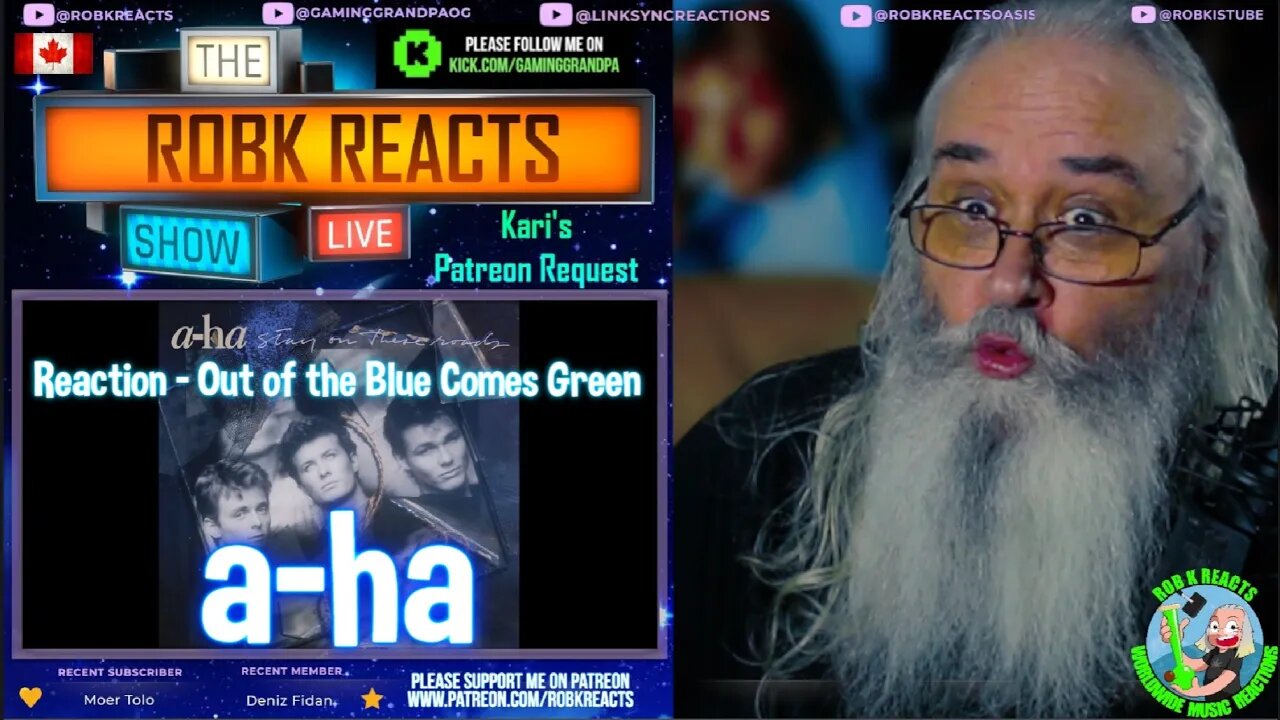 A-Ha Reaction - "Out of the Blue Comes Green" (2015 Remaster) - First Time Hearing - Requested