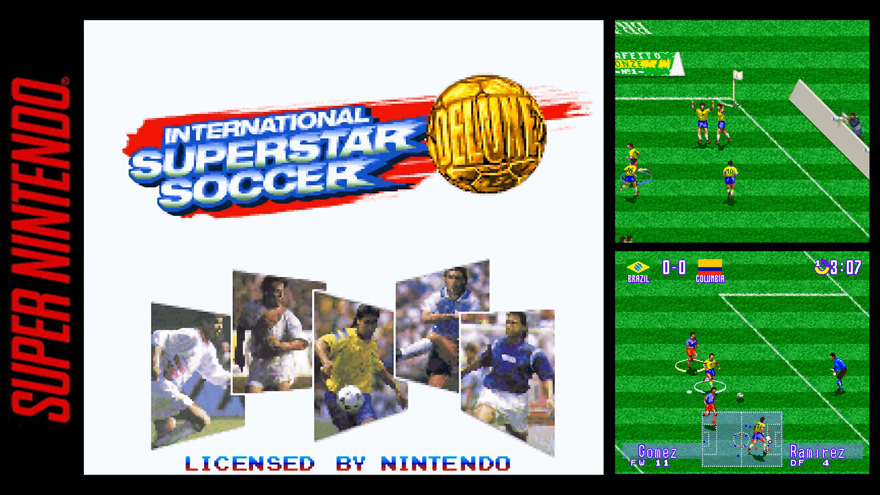 International Superstar Soccer Deluxe (Super Nintendo)