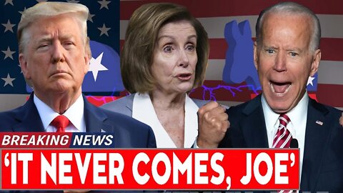 ‘MORE SUITS COMING’ Biden SMACKED DOWN as Trump’s team ramps up ‘no bail out’ f.ight…Pelosi SHUTS UP