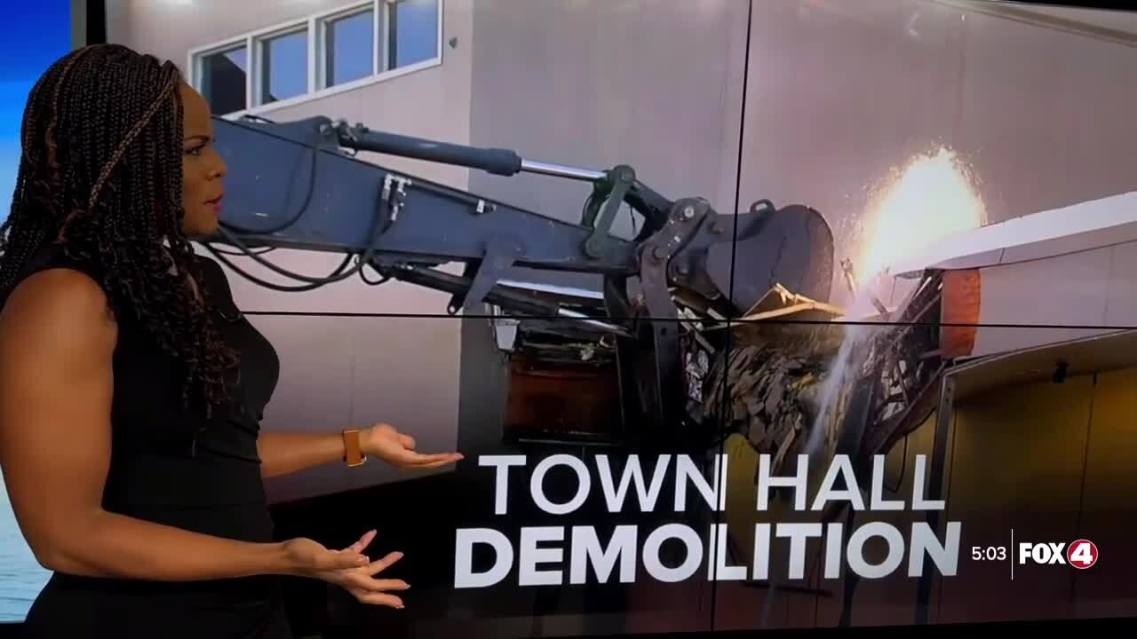 Fort Myers Beach town hall demolition