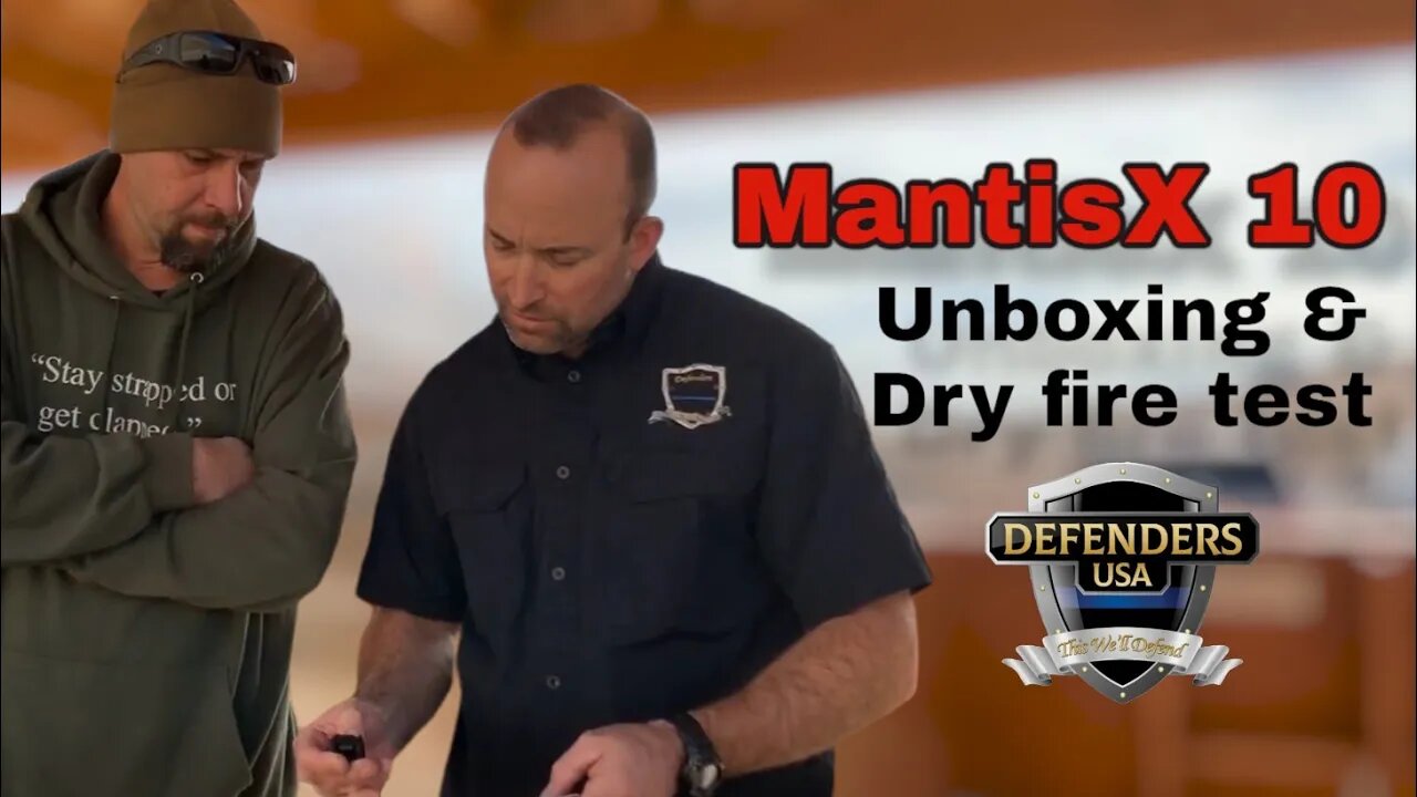 Mantisx 10 unboxing and dry fire test. What comes in the box? How to install it and more!