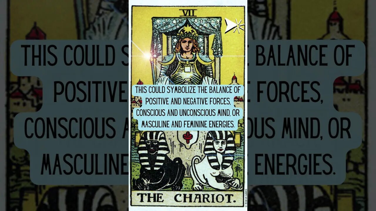 Full Speed Ahead: Decoding The Chariot Tarot Card! Pt 1 #shorts #inspiration #tarot