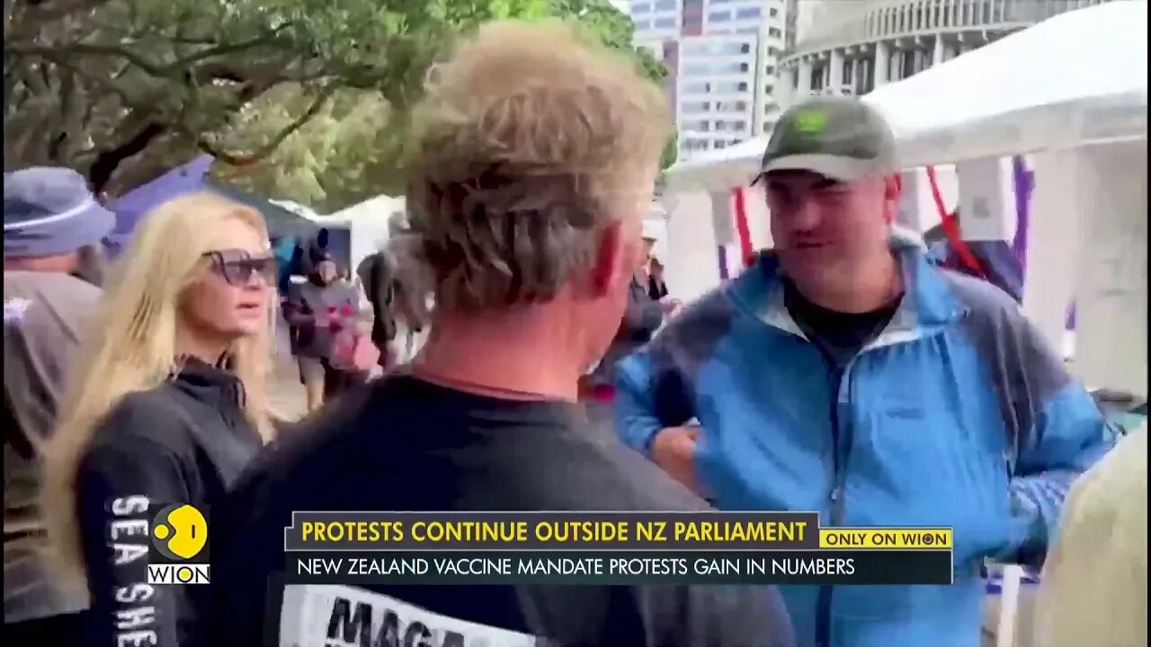 New Zealand Protesters Stays At Parliament For 7 Days Inspired By Canada