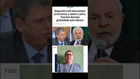 Enquanto um vai cumprindo as promessas de campanha, o outro segue mentindo.
