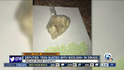 17-year-old girl found with $300K in drugs