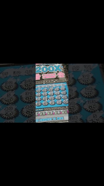 Winning Big on a $20 Scratch Off Ticket!!