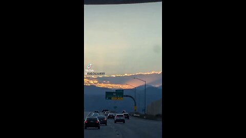 Sunset mountains of Colorado