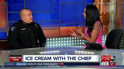 Share an ice cream with McFarland's chief