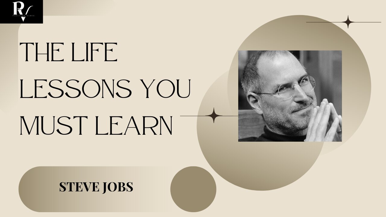 Steve Jobs: The Life Lessons You MUST Learn