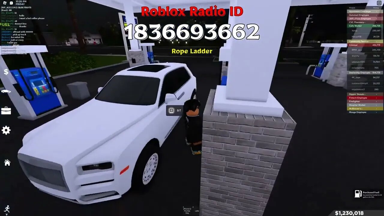 Rope Roblox Radio Codes/IDs