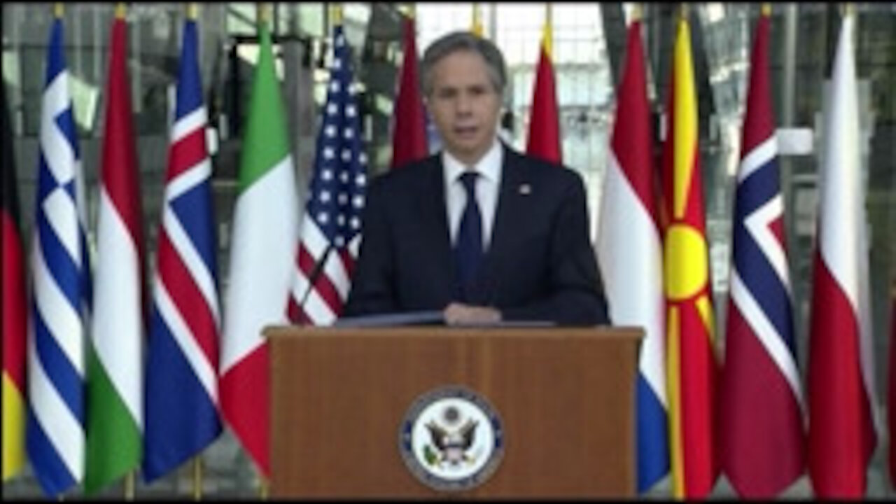 Blinken's speech on "Alliances and Partnerships" live from Brussels, Belgium.