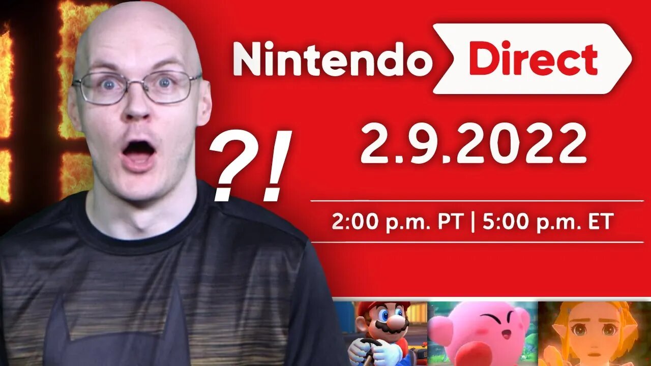 Mew2king reacts to SURPRISE Nintendo Direct February 2022!