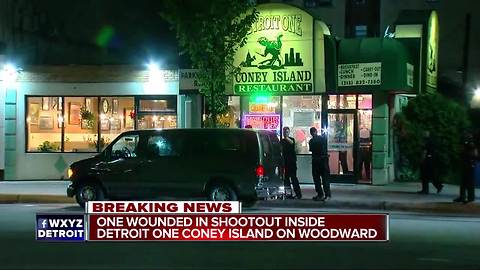 One hurt in shootout inside Coney Island in Detroit's Midtown