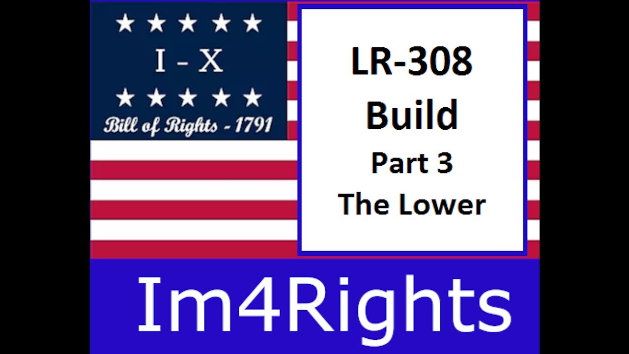 LR308/AR10 Build, Part 3 - The Lower