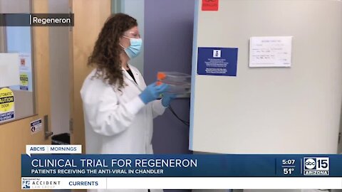 Clinical trial for Regeneron happening in Chandler