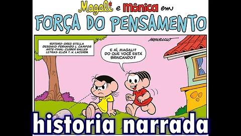 Magali&Mônica em-Força do pensamento | Gibis do Rapha