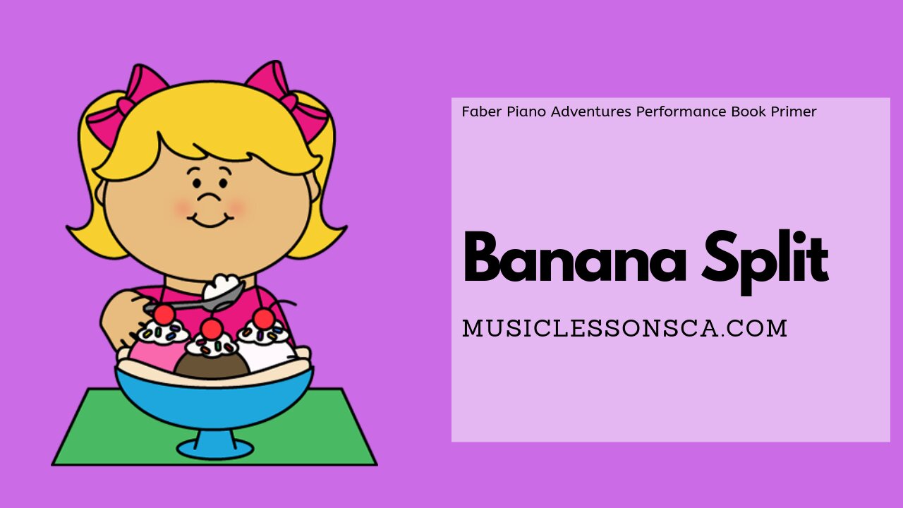 Piano Adventures Performance Book Primer - Banana Split