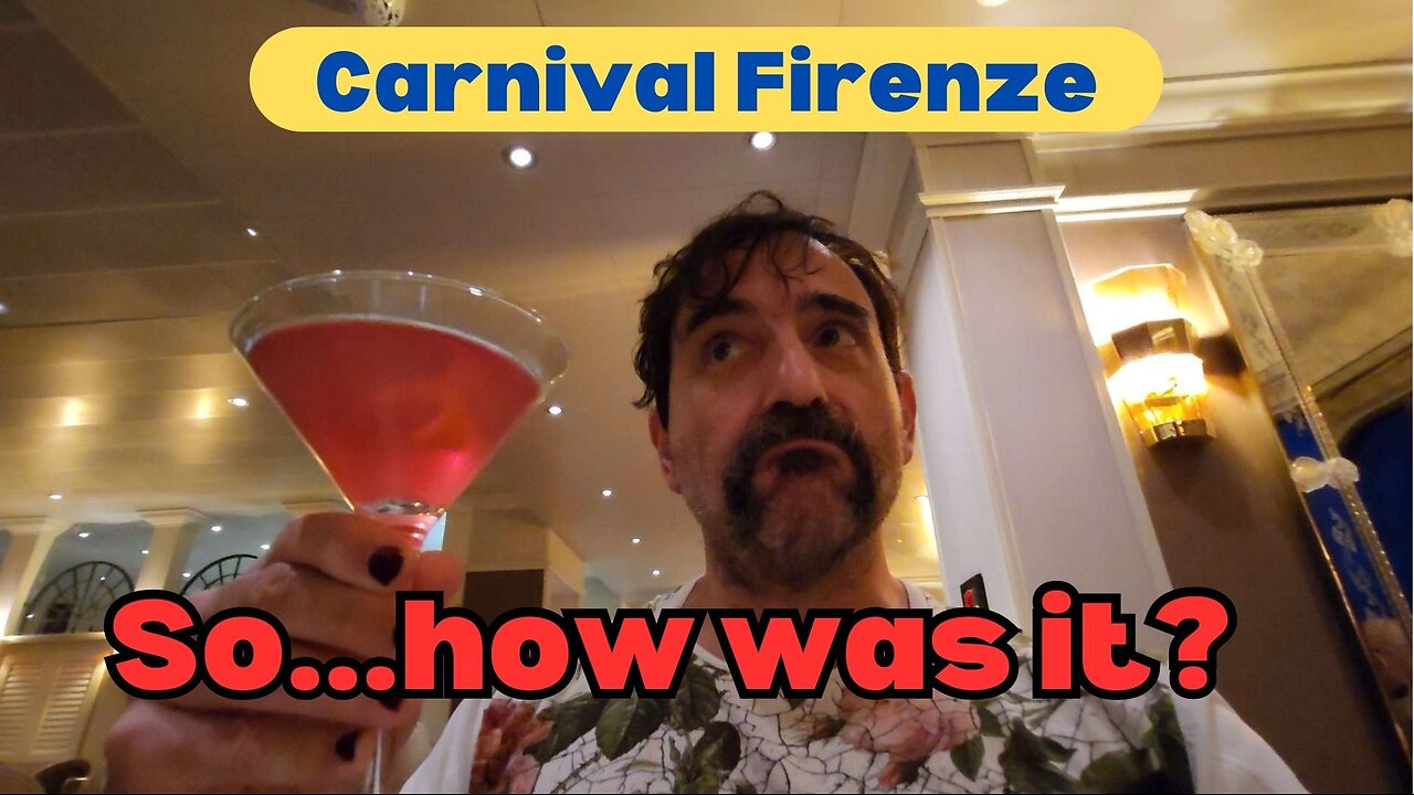 CARNIVAL FIRENZE | Free Gelato! | Remove Gratuities? | MDR | EP14