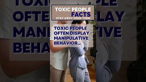 Toxic People Facts: Manipulation #facts #youtubeshorts #relationships