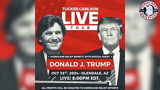 LIVE NOW: President Trump Headlines Tucker Carlson Live Tour | 10-31-2024 8PM EDT