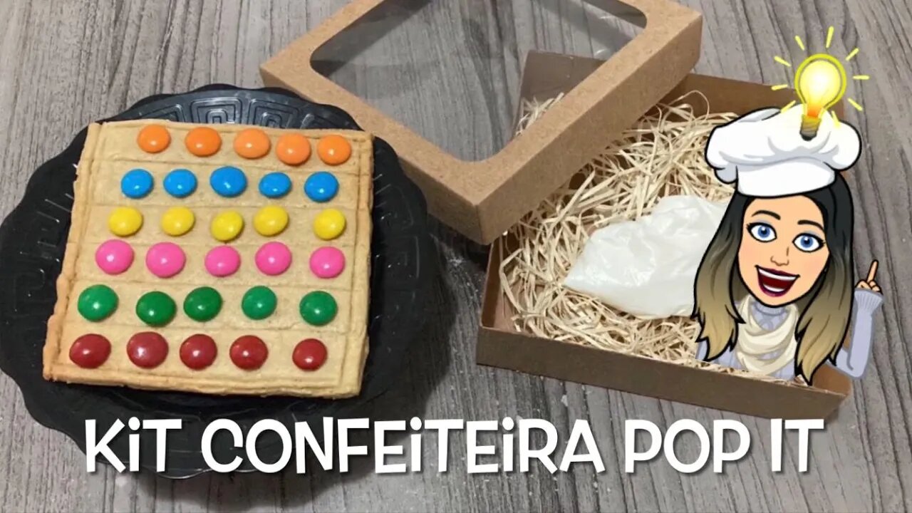 Kit Mini Confeiteira Pop It para o dia das Crianças - 2023