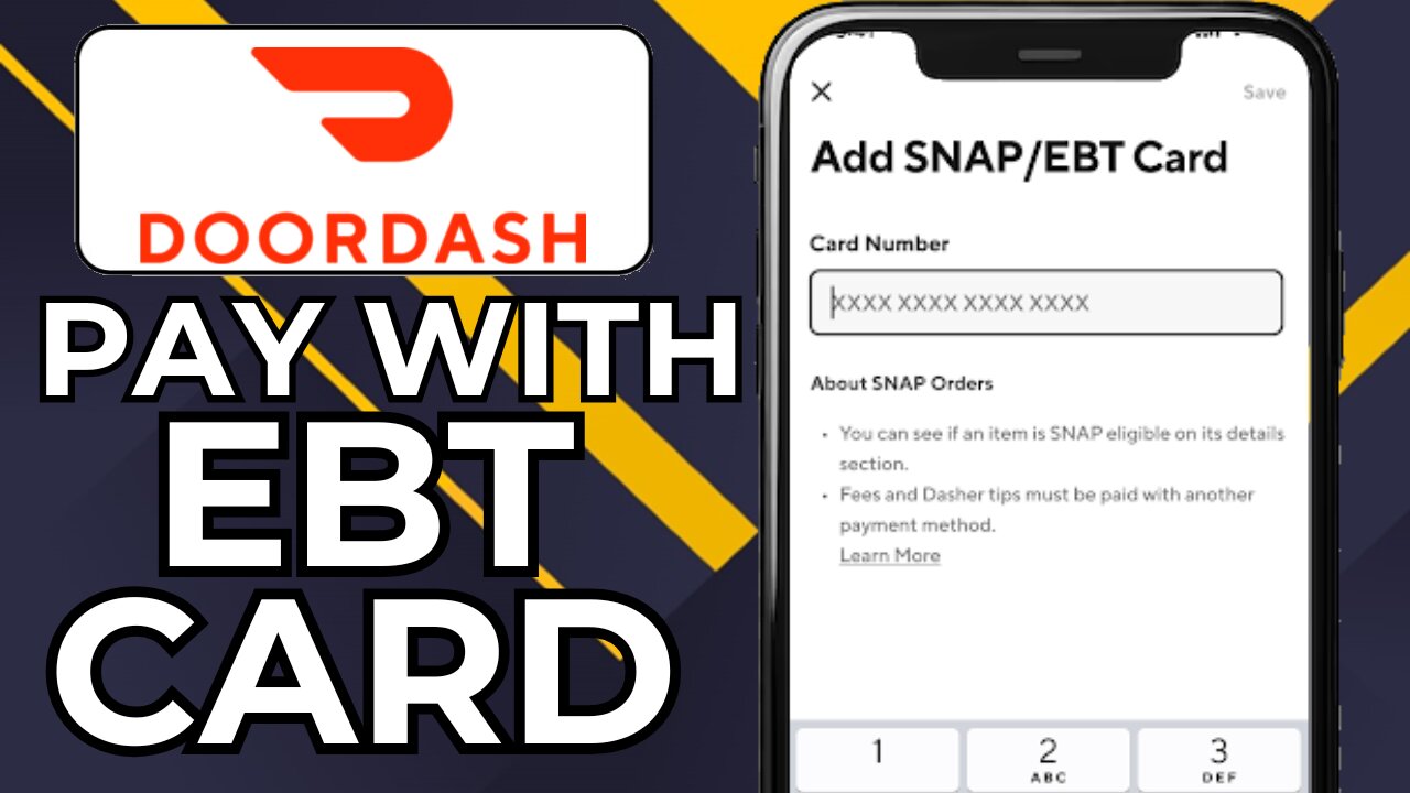 HOW TO USE EBT CARD ON DOORDASH