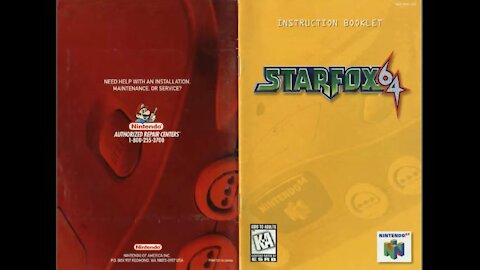 Star Fox 64 - Game Manual (N64) (Instruction Booklet)