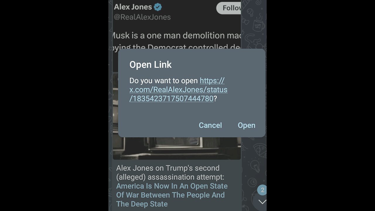 Alex Jones talks Second Assassination Attempt