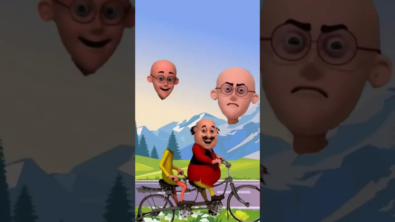 MOTU PATLU Wrong Heads with Spiderman in Hindi Superman Hulk Iron Man | Motu Patlu Cartoon in#shorts