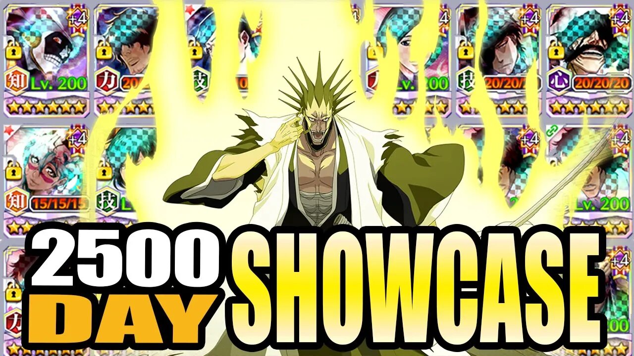 Bleach Brave Souls: 2500 Day Account Showcase