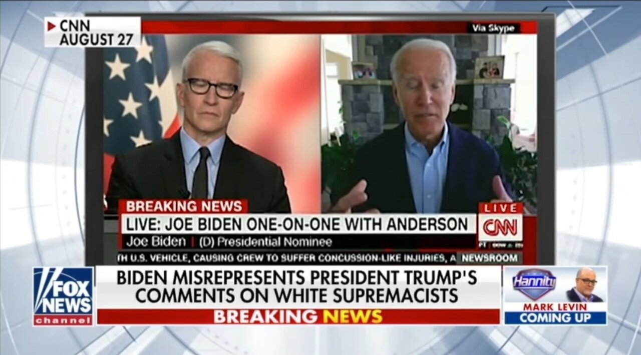 Charlottesville BIG LIE with Biden and Trump version 1