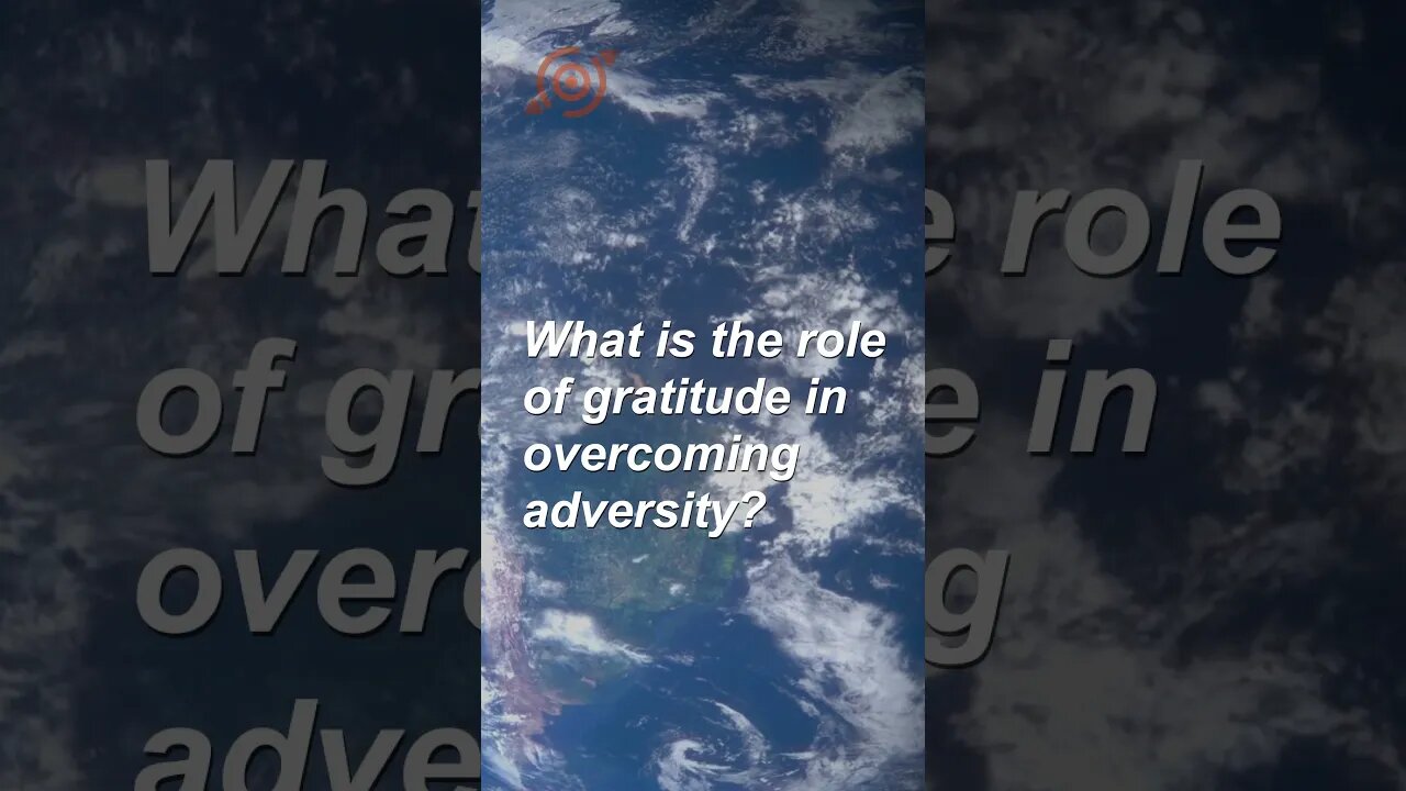 What is the role of gratitude in overcoming adversity? #shorts #mindselevate #expandyourmind