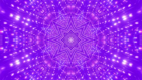 FREE background video vj loop | glowing cool purple science fiction star visual