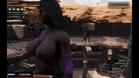 Conan Exiles, learn dragon bone armor, busty, Boobs, breast expansion, huge tits, silicone boob