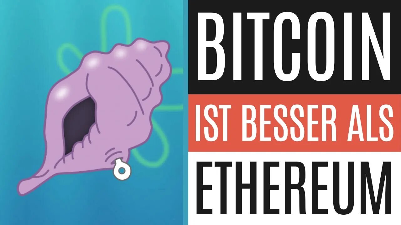 🐚 Bitcoin ist besser als Ethereum | Magische Miesmuschel klärt auf! #shorts