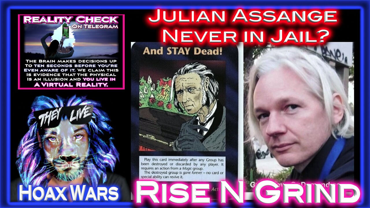 Julian Assange was NEVER in Jail.