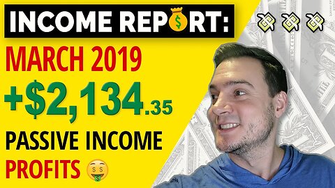 PASSIVE INCOME REPORT 💰 March 2019 | +$2,134.35 PROFIT - Liquidated Unprofitable Amazon SKUs