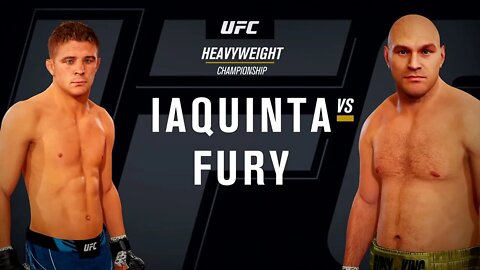 EA Sports UFC 4 Gameplay Tyson Fury vs Al Iaquinta