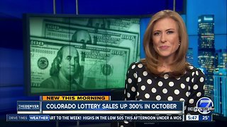 Colorado lottery sales up 300% in October