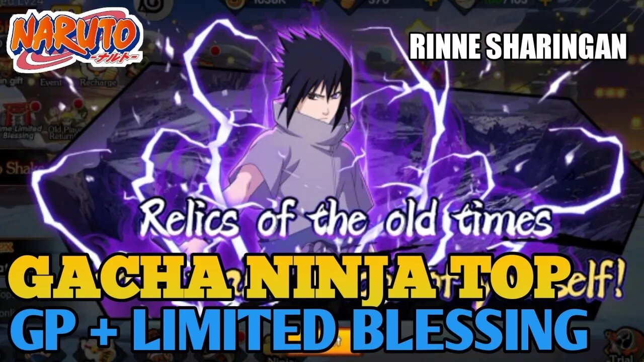 Gacha Sasuke Rinne Sharingan Limited Blessing + Group Purchase