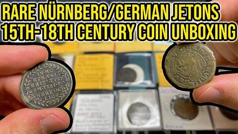 Unboxing 20 OLD German Nürnberg Jetons - Adding Rarer AE & CU Accounting Tokens To My Collection