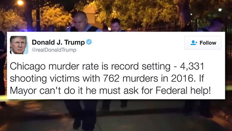 Chicago Surrenders Begs For Help...From Trump