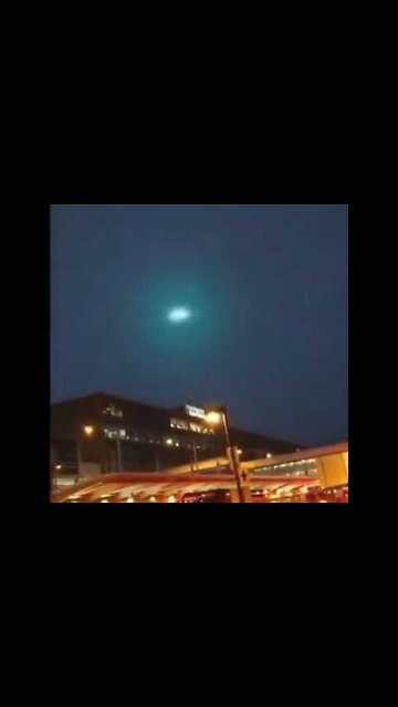 Green UFO sighting Ulan Bator Mongolia July 2022