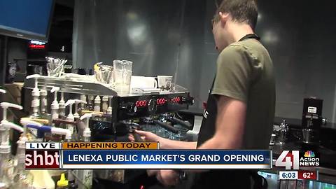 Lenexa's public market makes grand opening