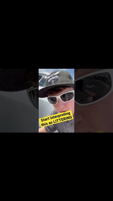 Empty your fluid with dignity. #littering