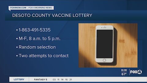 DeSoto County vaccine lottery