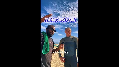 Playing Wolf Ball #dayodman #motivation #wolfball #bat #eeyayyahh