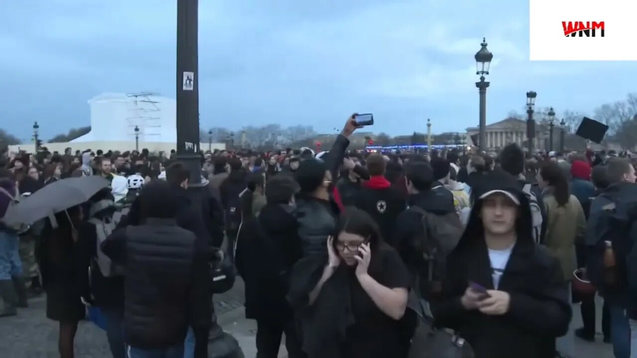 Protests in France Macron forces pension reforms through without vote. 3 /18 /2023