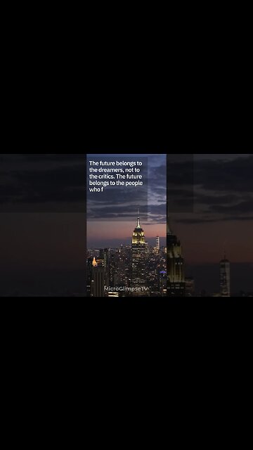 Don't let anyone steal your dreams.